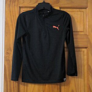 Puma size small Long sleeve quarter zip top